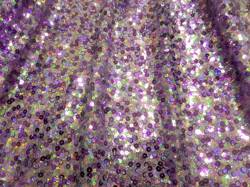 3.Lavender-Silver Double Holo Sequins